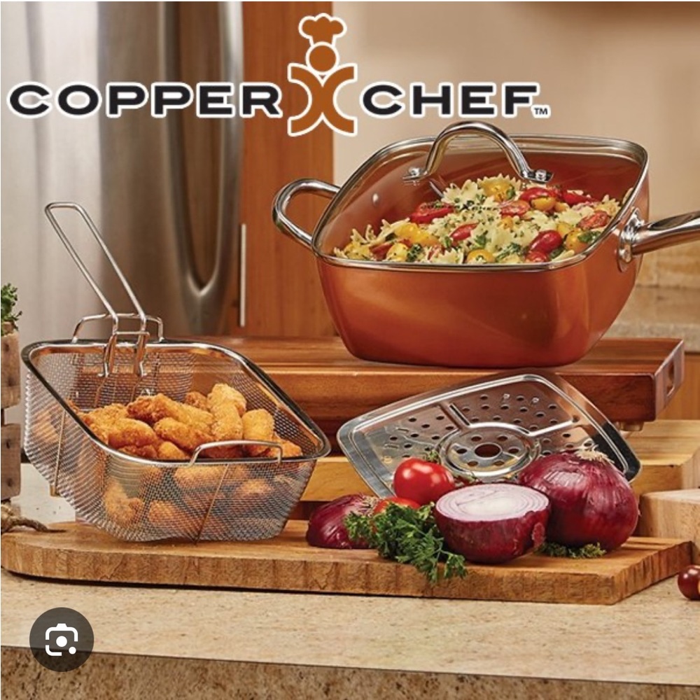 Copper Chef Casserole Deep Dish Cookware Set